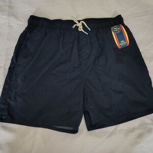 Mens Hawaiian Authentics Size L Color Navy Sand Piper Swim Trunks